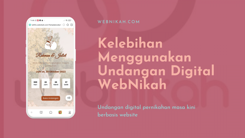 Kelebihan Menggunakan Undangan Digital WebNikah